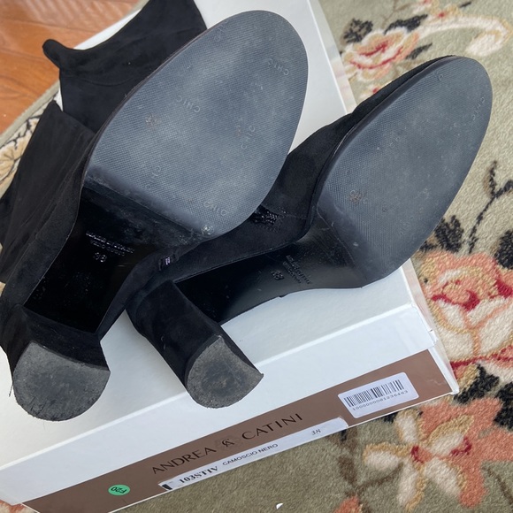 Suede over-the-knee boots - Picture 14 of 15